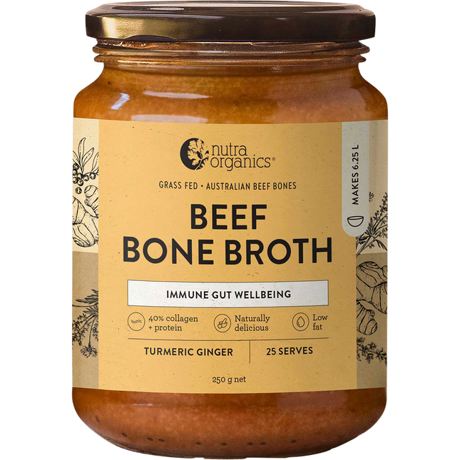 Nutra Naturals Beef Bone Broth Concentrate Turmeric Ginger