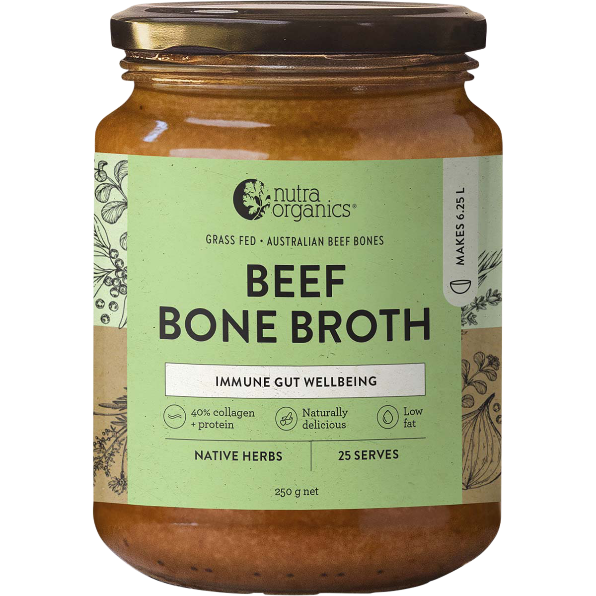 Beef Bone Broth Concentrate Native Herbs
