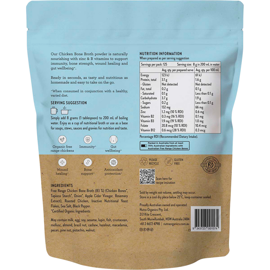 Nutra Naturals Chicken Bone Broth Homestyle Original