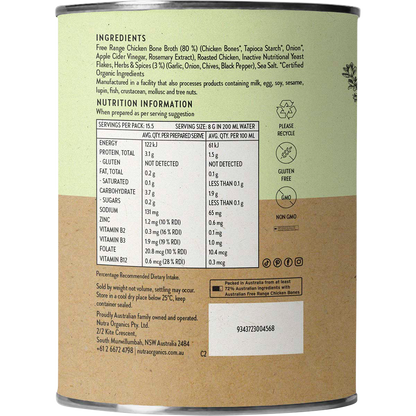 Chicken Bone Broth Garden Herb