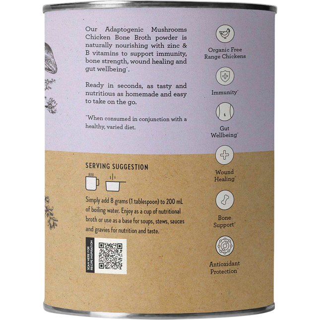 Chicken Bone Broth Adaptogenic Mushrooms
