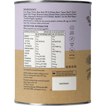 Chicken Bone Broth Adaptogenic Mushrooms