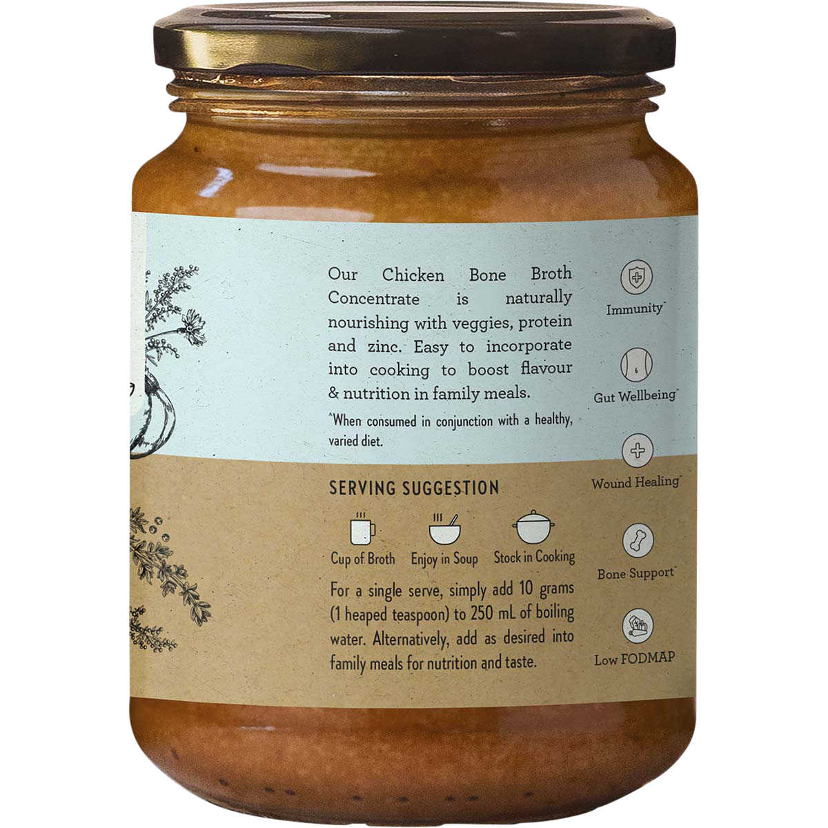 Chicken Bone Broth Concentrate Natural