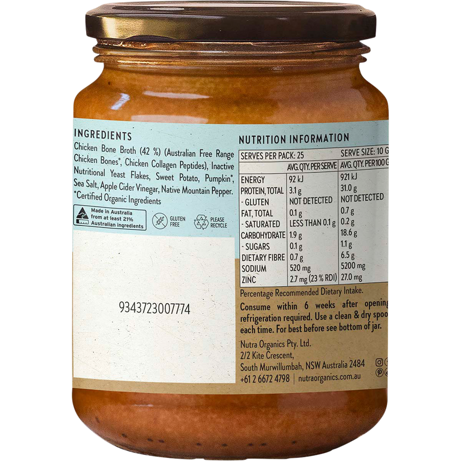Nutra Naturals Chicken Bone Broth Concentrate Natural