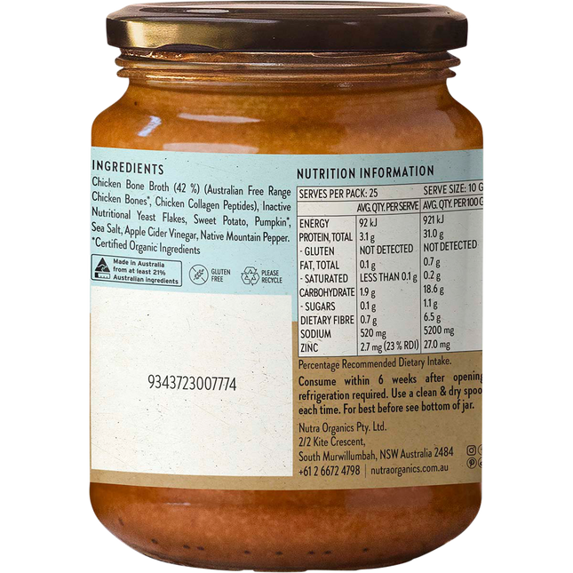 Nutra Naturals Chicken Bone Broth Concentrate Natural