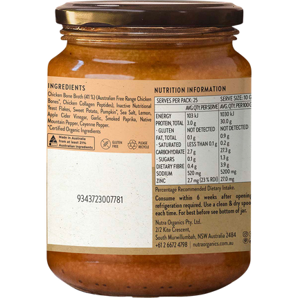 Nutra Naturals Chicken Bone Broth Concentrate Lemon & Paprika