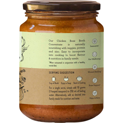 Nutra Naturals Chicken Bone Broth Concentrate Native Herbs