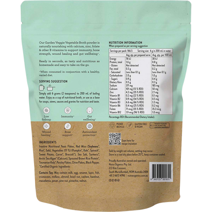 Nutra Naturals Vegetable Broth Garden Veggie
