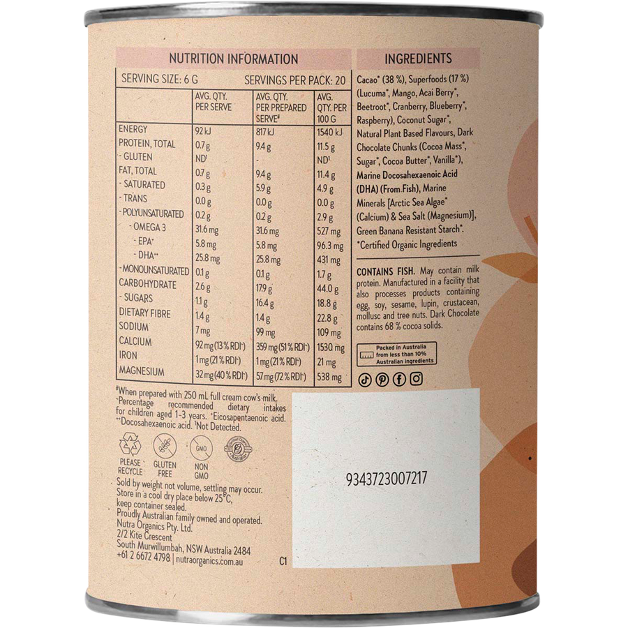 Nutra Naturals Choc Whiz