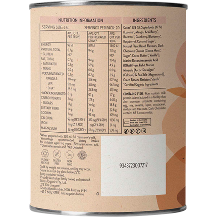 Nutra Naturals Choc Whiz