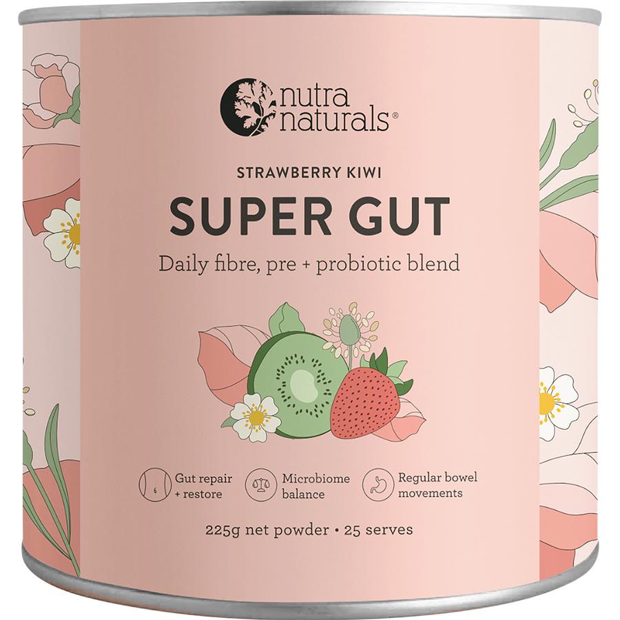 NUTRA ORGANICS Super Gut Strawberry Kiwi