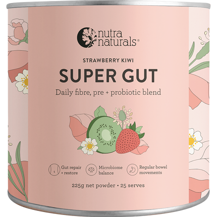 NUTRA ORGANICS Super Gut Strawberry Kiwi