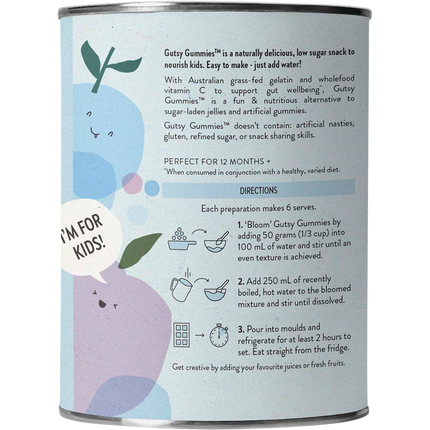 Nutra Naturals Gutsy Gummies Blueberry
