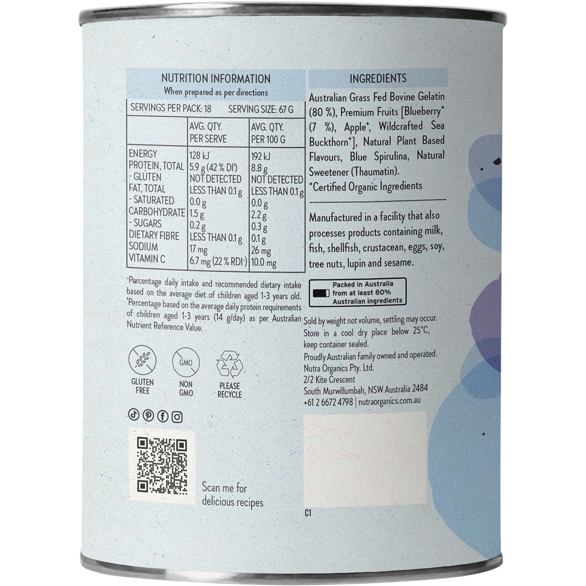 Gutsy Gummies Blueberry