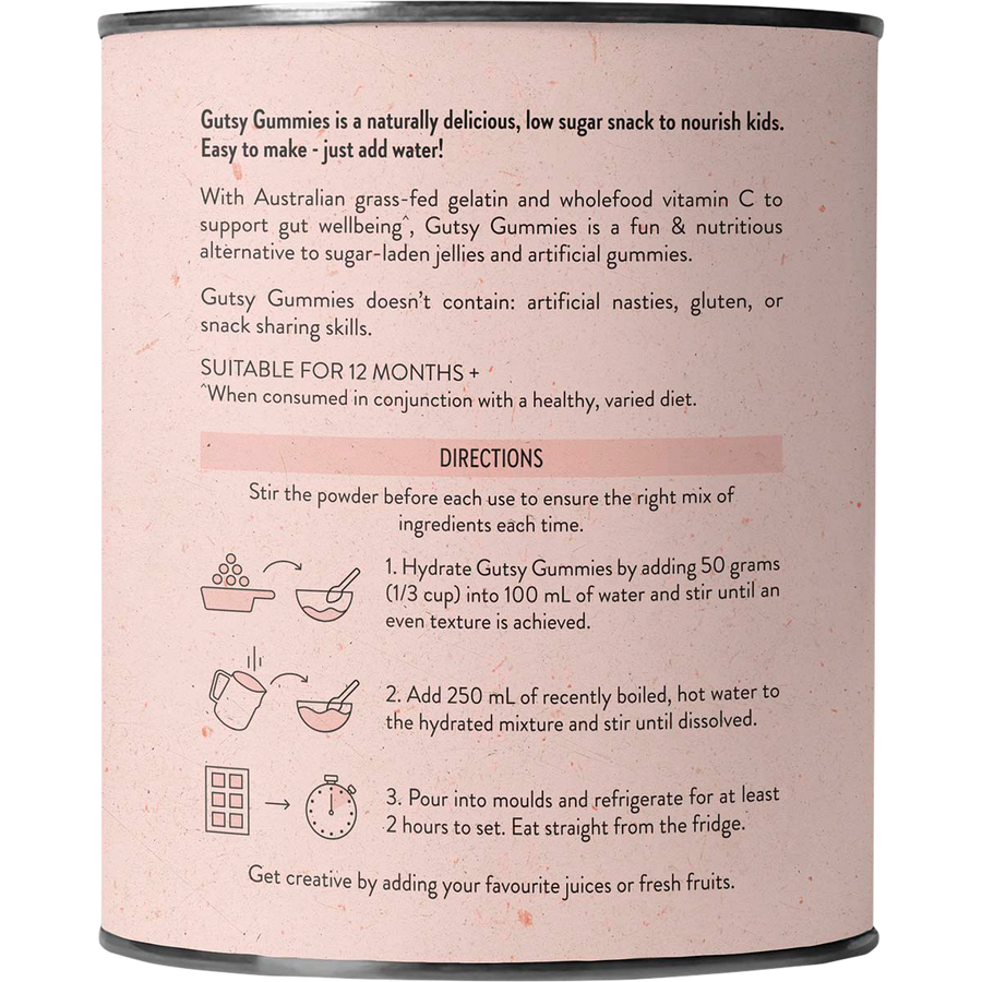 Nutra Naturals Gutsy Gummies Strawberry