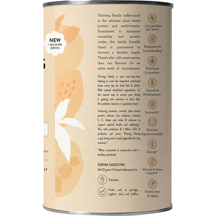 Nutra Naturals Thriving Family Unflavoured