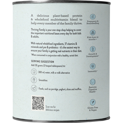 Nutra Naturals Thriving Family Smooth Vanilla