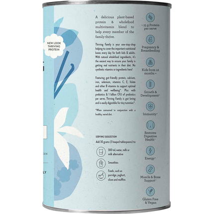 Nutra Naturals Thriving Family Smooth Vanilla