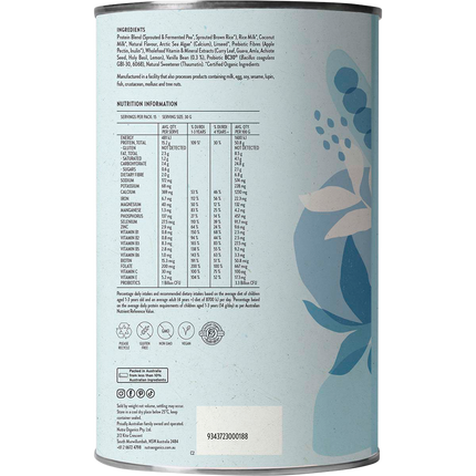 Nutra Naturals Thriving Family Smooth Vanilla