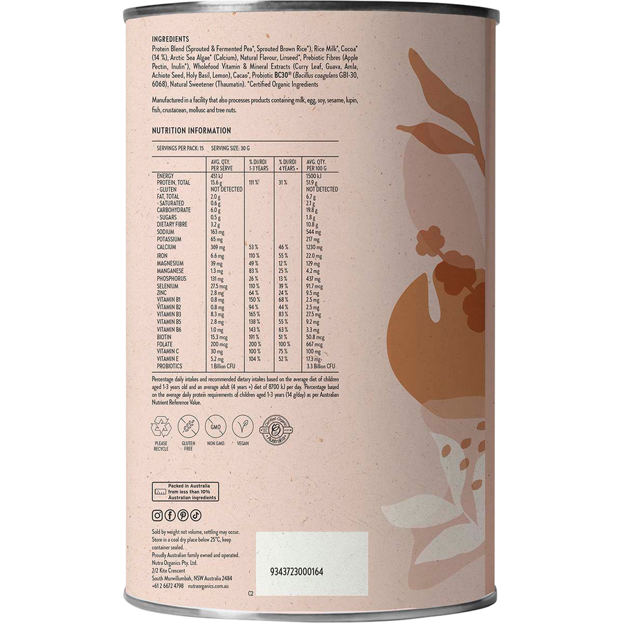 Nutra Naturals Thriving Family Double Choc