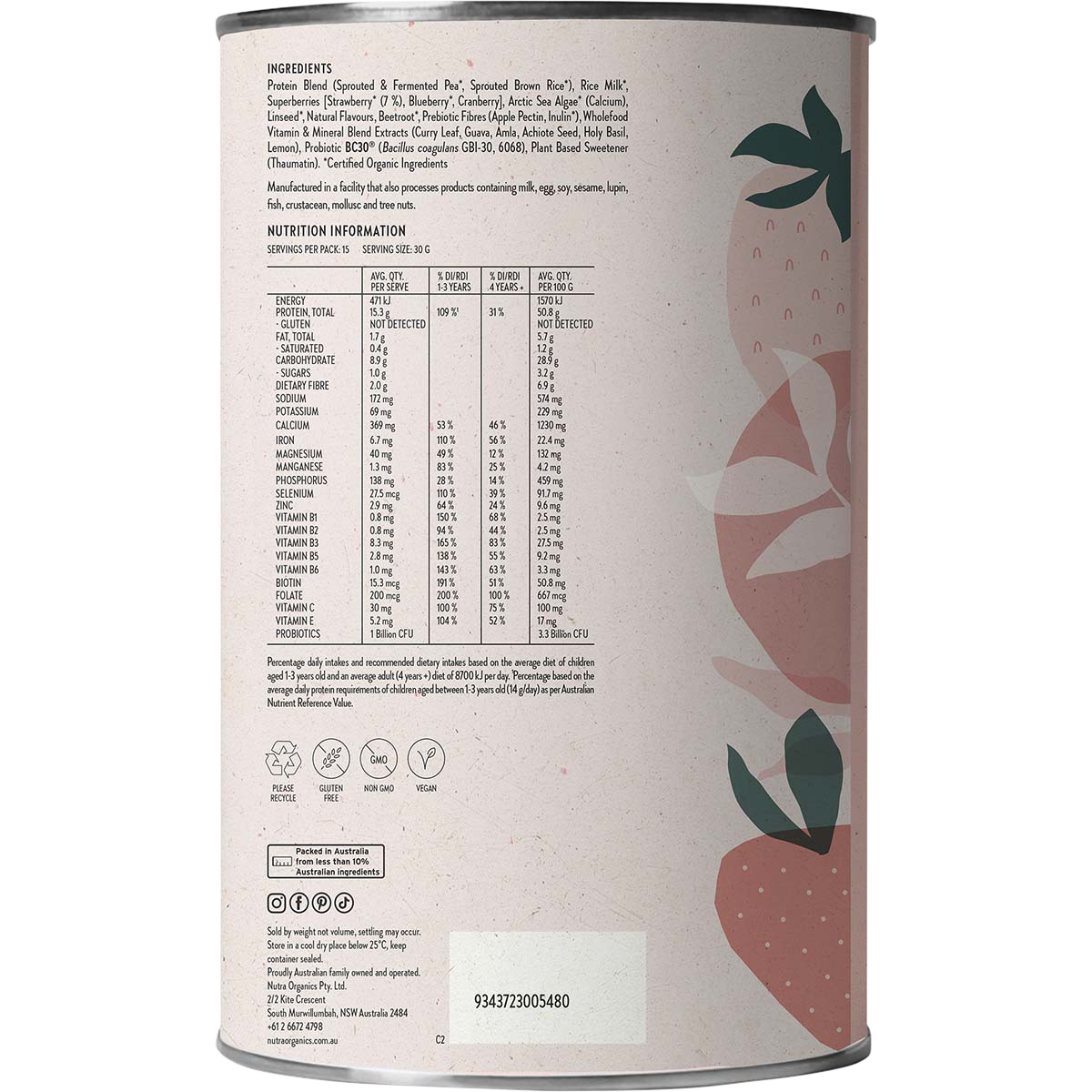 Thriving Family Strawberries & Cream