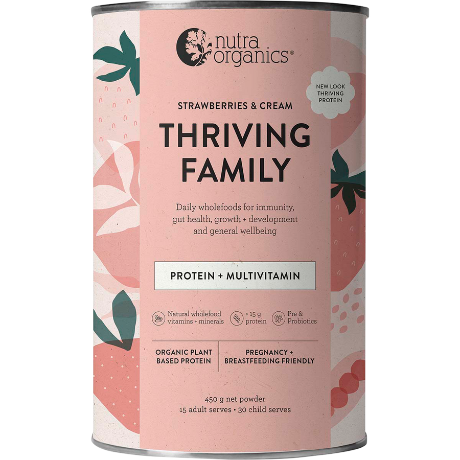 Nutra Naturals Thriving Family Strawberries & Cream