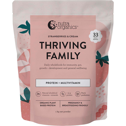 Nutra Naturals Thriving Family Strawberries & Cream