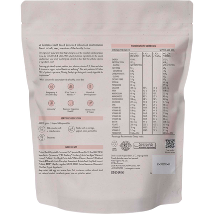 Nutra Naturals Thriving Family Strawberries & Cream