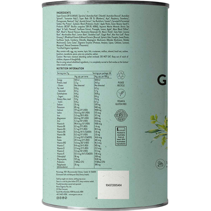 Nutra Naturals Super Greens + Reds