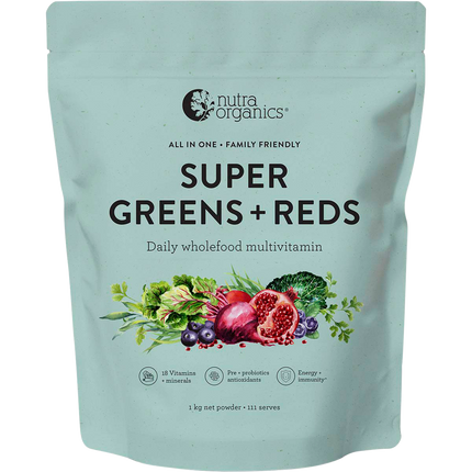 Nutra Naturals Super Greens + Reds