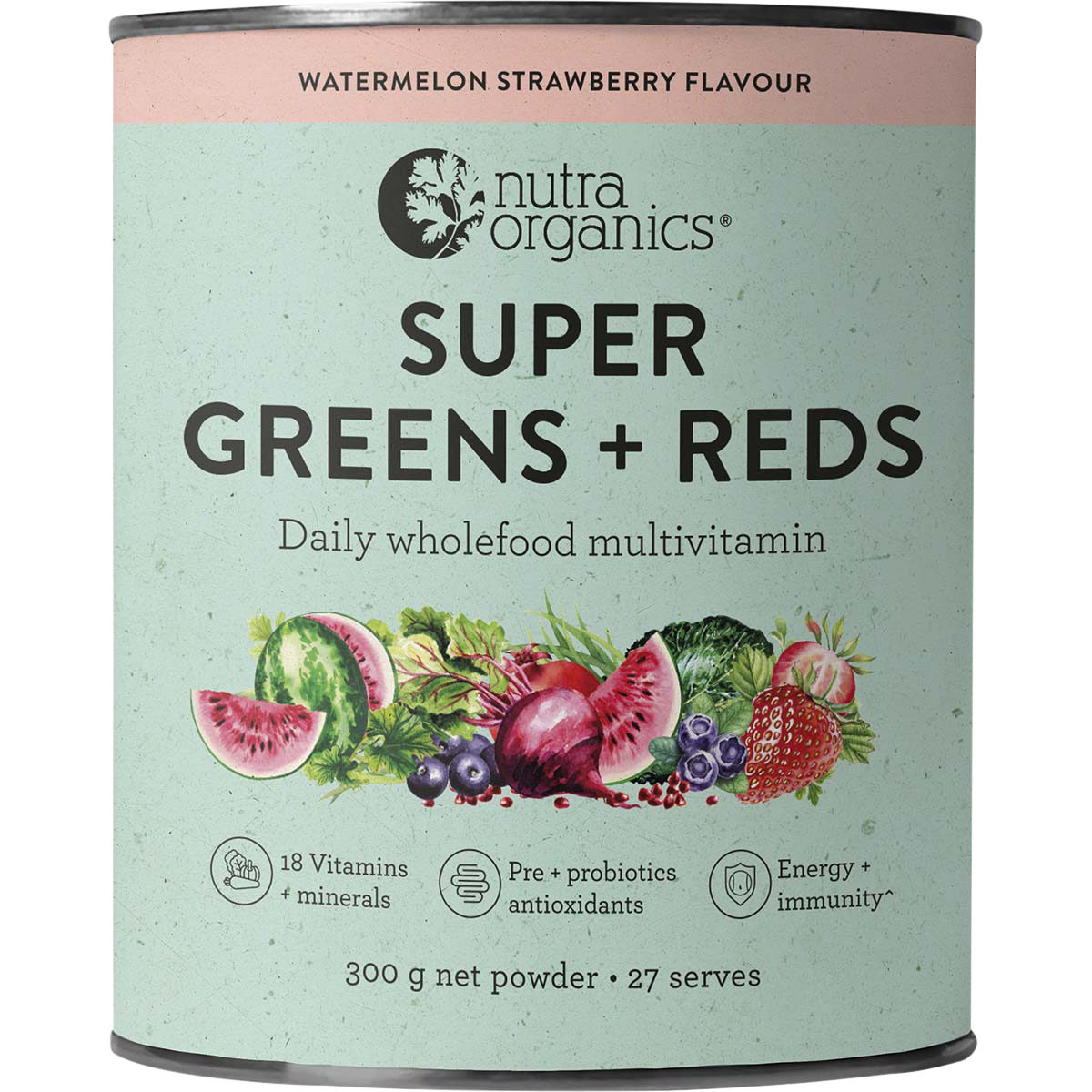 Super Greens + Reds Watermelon Strawberry