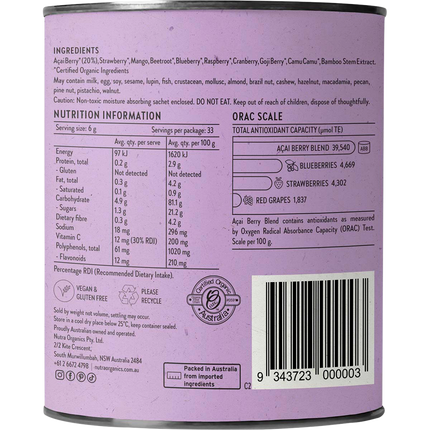 Nutra Naturals Acai Berry Blend