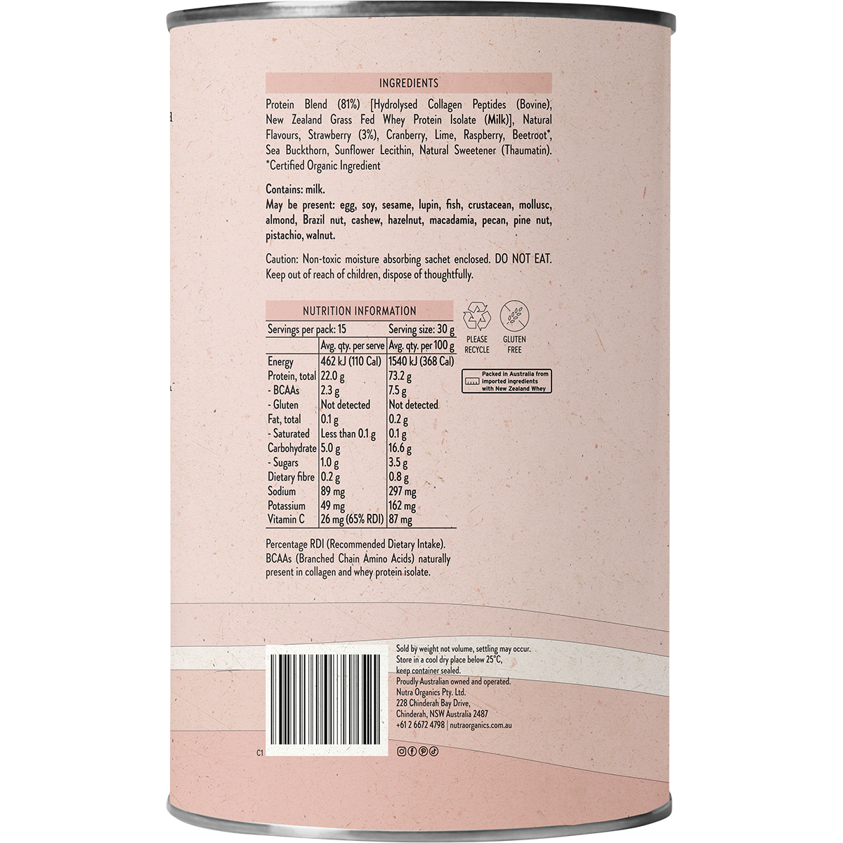 Protein Water Berry Bliss