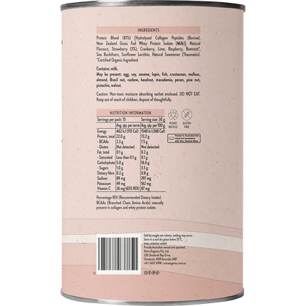 Nutra Naturals Protein Water Berry Bliss