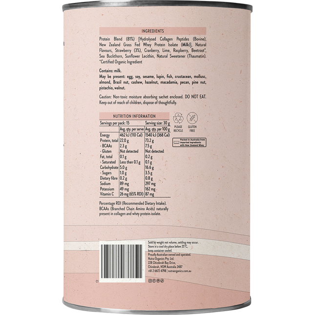 Nutra Naturals Protein Water Berry Bliss