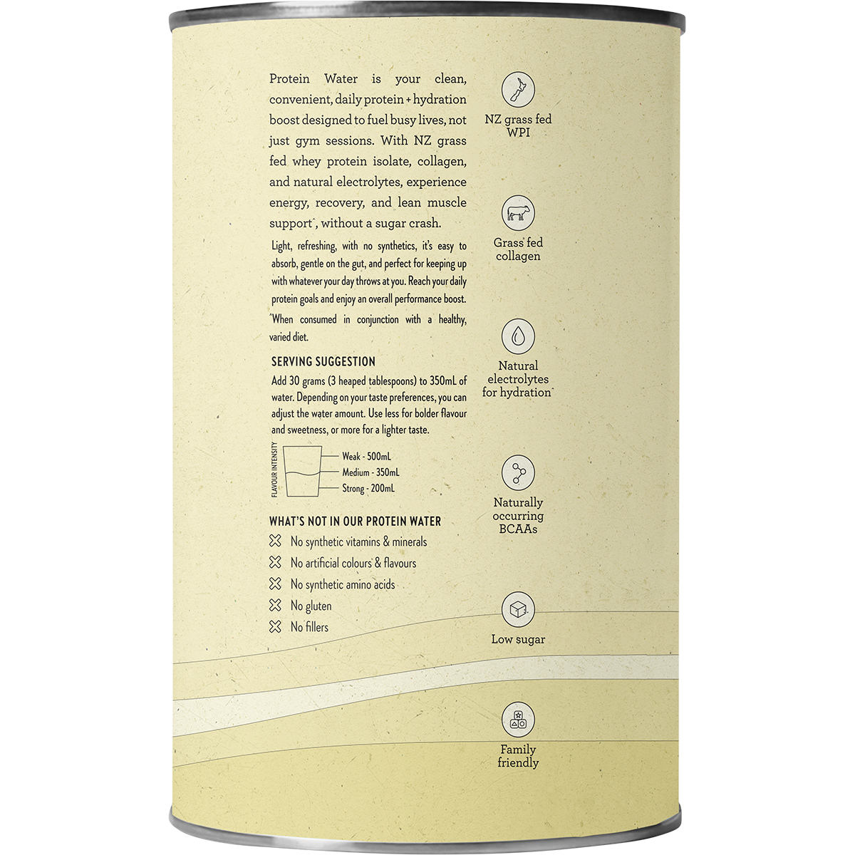 Protein Water Lemonade