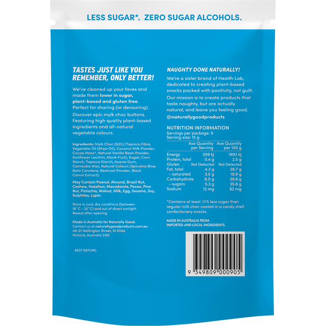 Naturally Good Original Mylk Partyz 35% less sugar