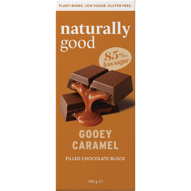 Naturally Good Filled Chocolate Block Gooey Caramel