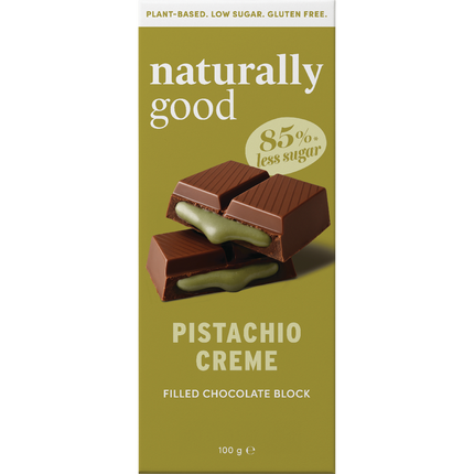 Naturally Good Filled Chocolate Block Pistachio Creme
