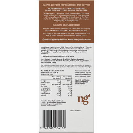 Naturally Good Filled Chocolate Block Ganache