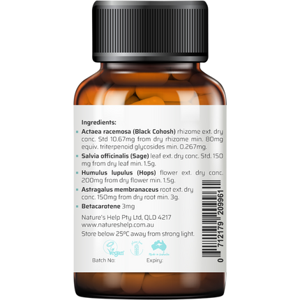 Nature's Help - Meno Cool Hot Flushes Capsules