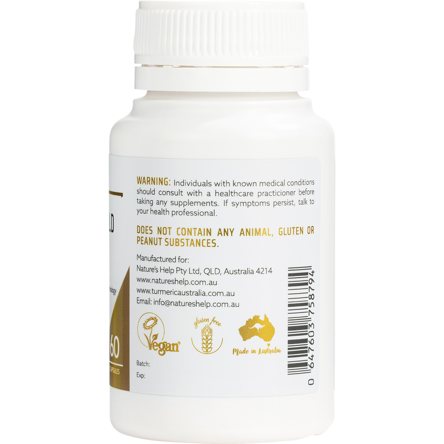 Nature's Help - Gold 396mg High Absorption Capsules