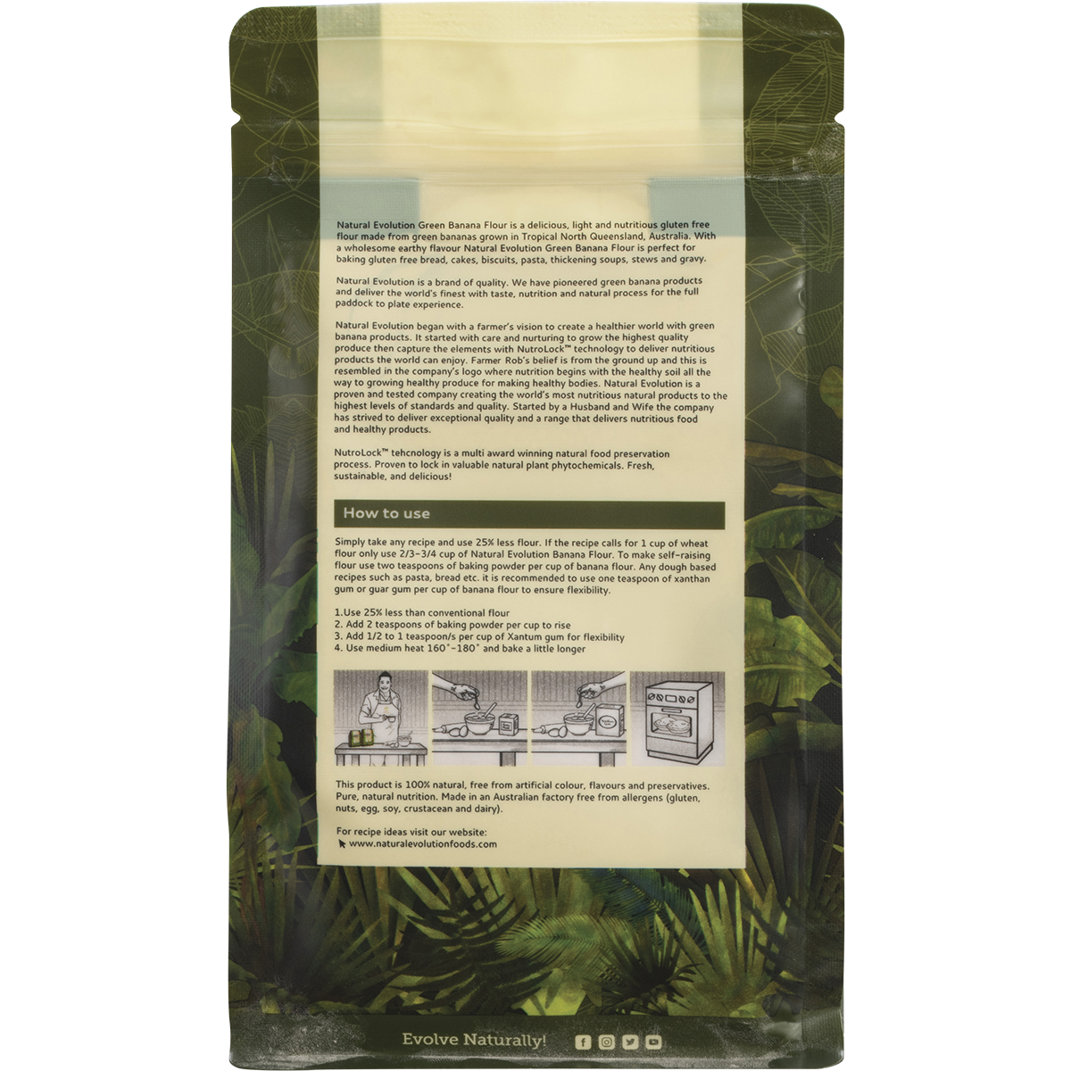 Green Banana Baking Flour Green Banana