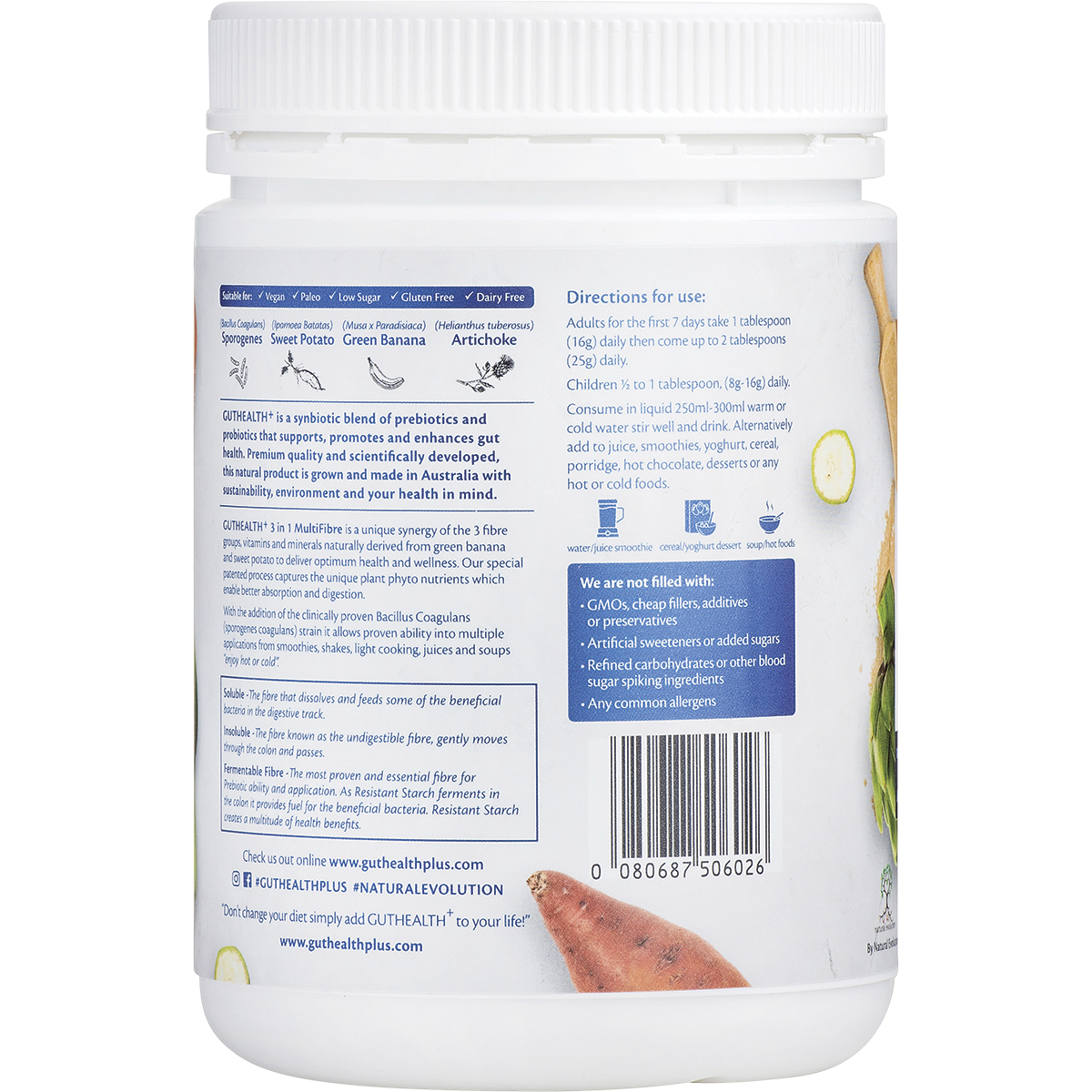 GH+ Prebiotics + Probiotics 3-in-1 Multifibre