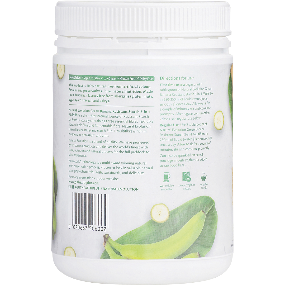 GH+ Green Banana Resistant Starch 3-in-1 Multifibre