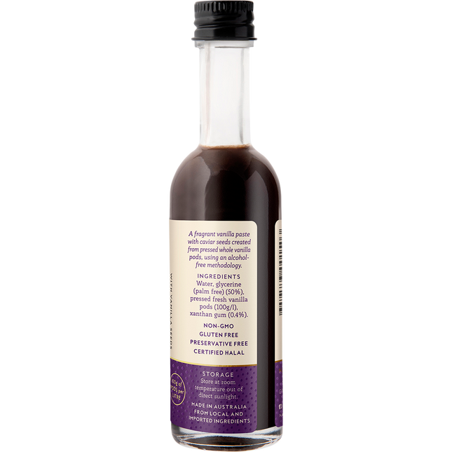 Alcohol Free Vanilla Paste