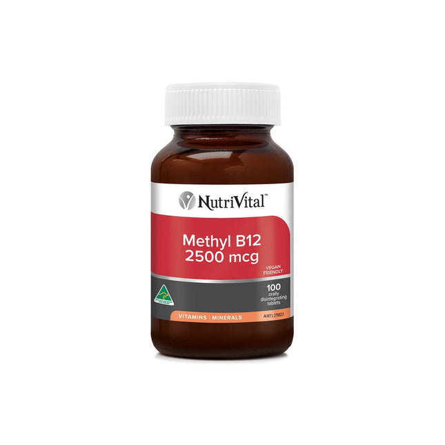 NutriVital Methyl B12 high potency supplement bottle