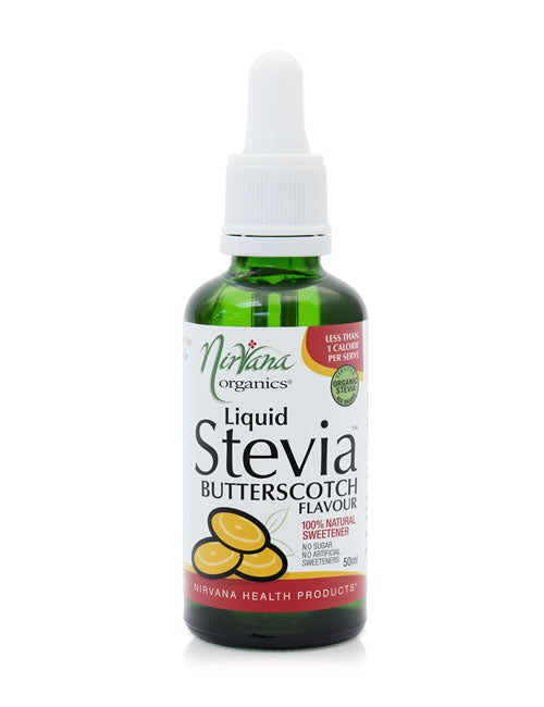 Nirvana Organics Liquid Stevia Butterscotch 50ml bottle