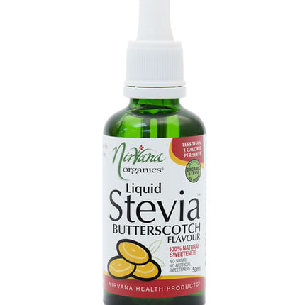 Nirvana Organics Liquid Stevia Butterscotch 50ml bottle