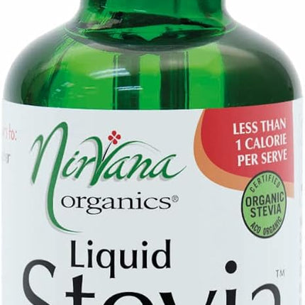 Nirvana Organics Liquid Stevia Hazelnut 50ml bottle